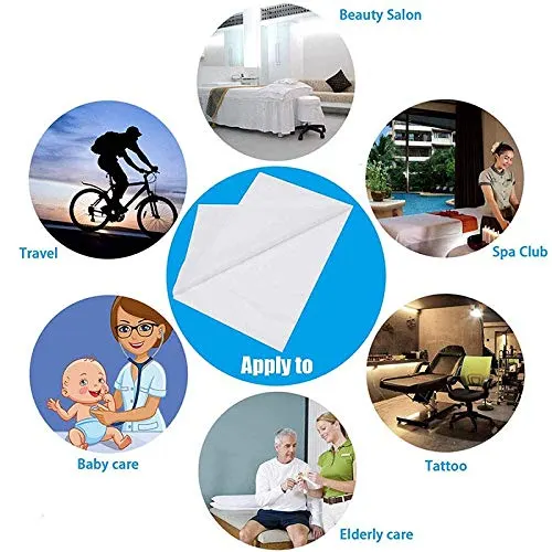 Reusable sheets for salons, travel, baby, and elderly care.