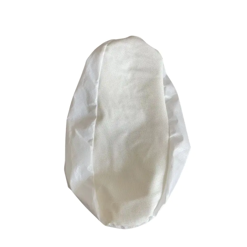 White mesh garment bag for laundry