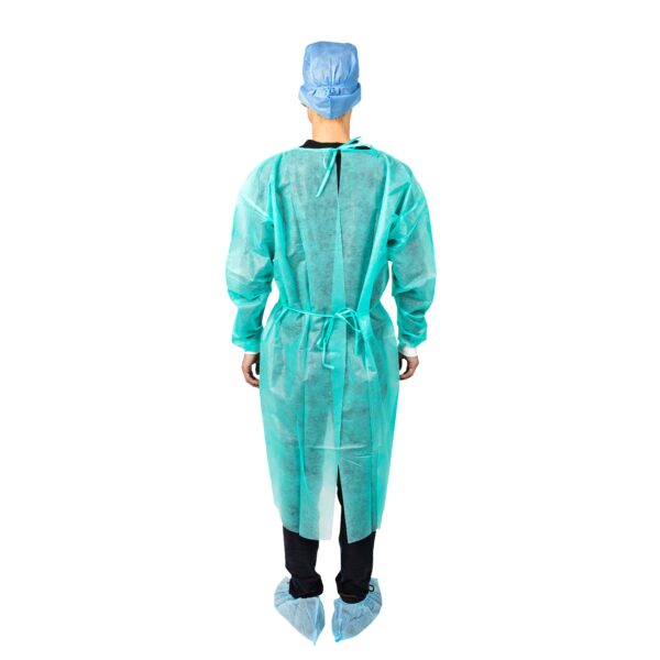 isolation gown green