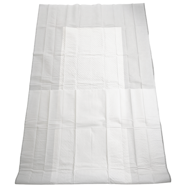 Adult diaper pad on white background