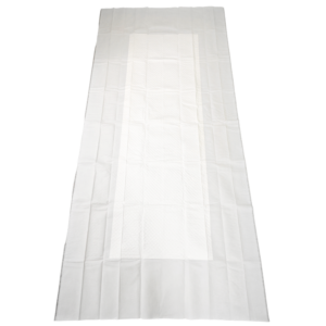 White absorbent underpad for medical use.
