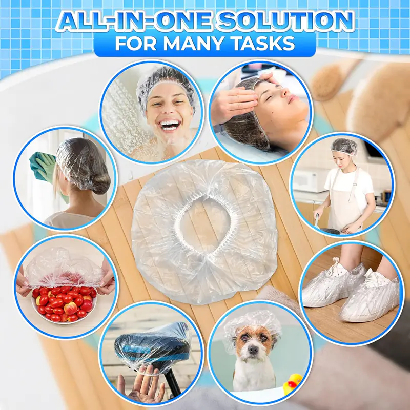Multi-use shower cap for diverse applications