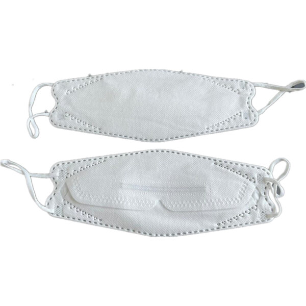 Two disposable face masks with ear loops