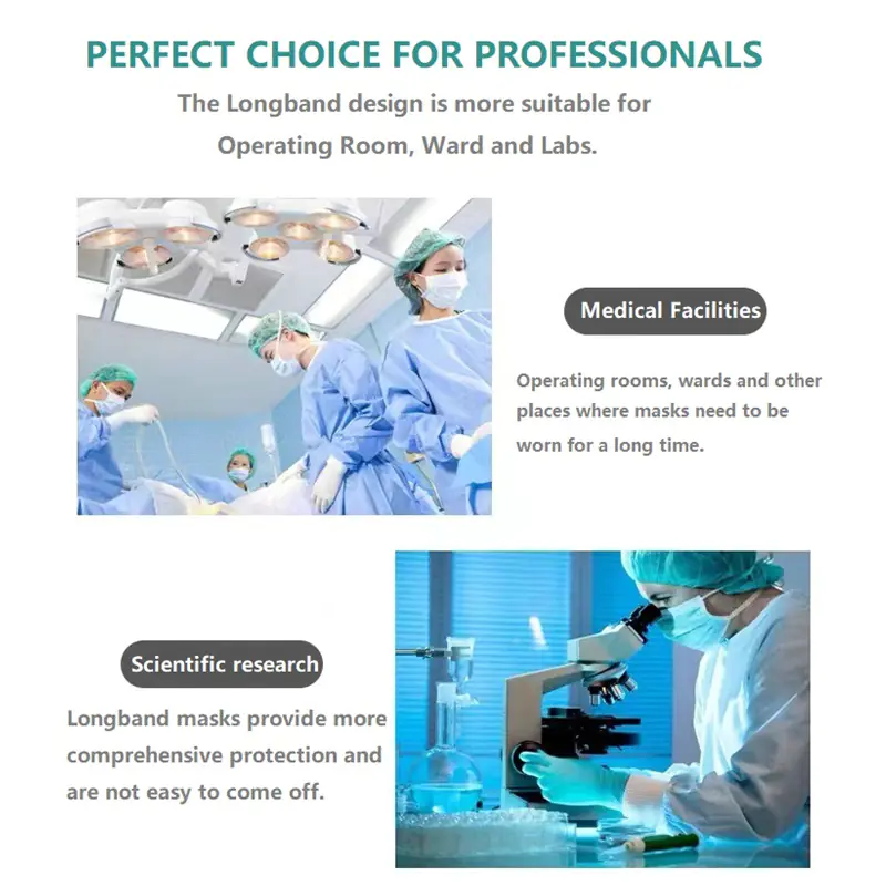 Medical professionals wearing masks in operating room