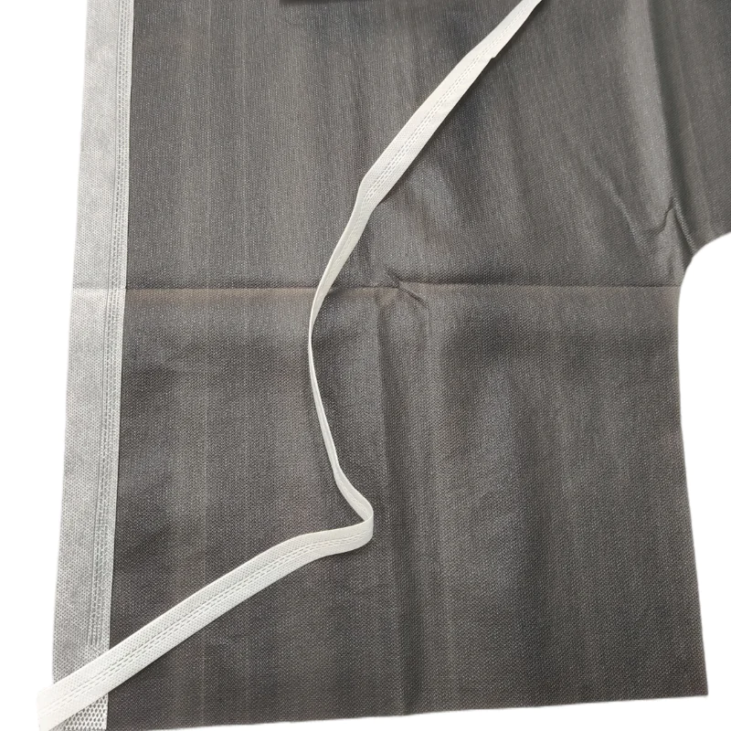 Gray folded non-woven garden fabric sheet
