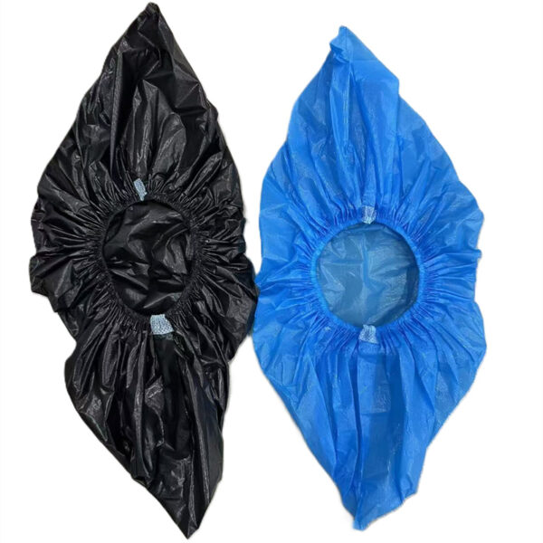 Black and blue car seat covers