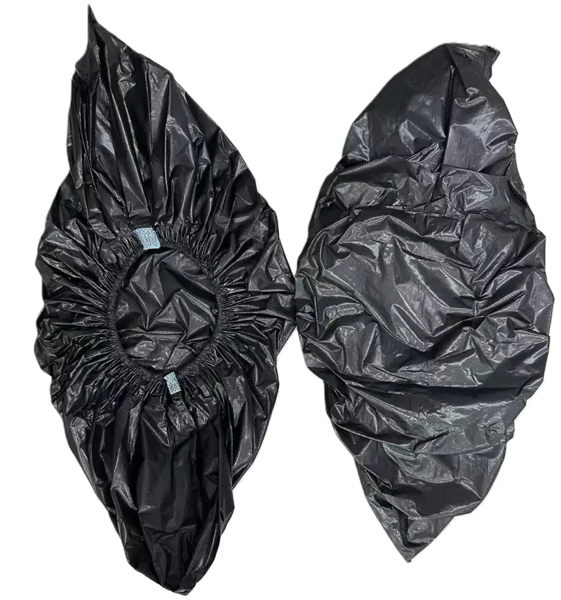 Black waterproof motorcycle handlebar covers